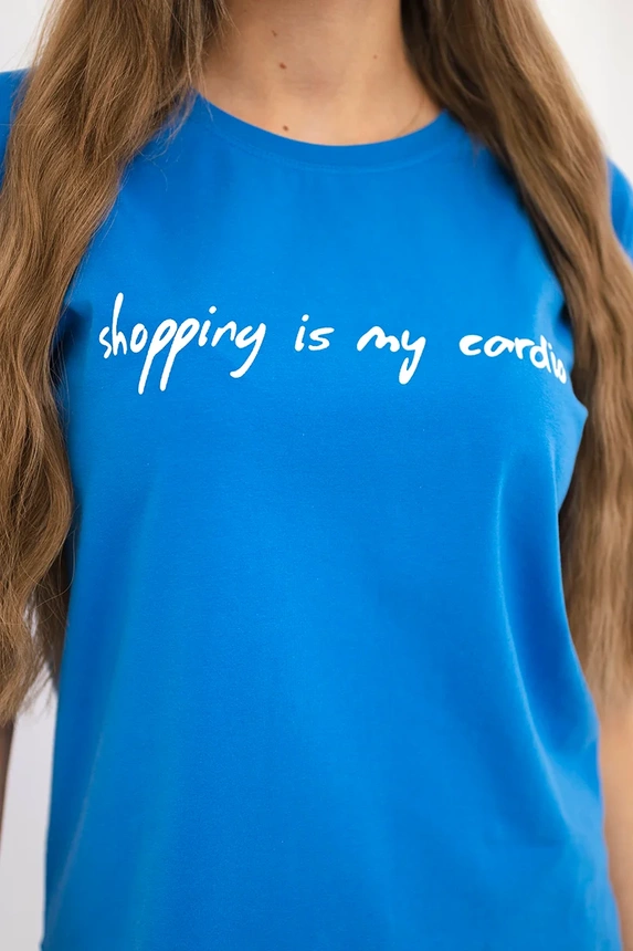 Bluzka Shopping is my cardio , chabrowa uniwersalny , Bluzki , TR , pol_pm_Bluzka-Shopping-is-my-car_6_a7248f2a-e41c-4858-b904-5d45f8546874 , 65297 Bluzki Odzież Damska Wszystkie Produkty