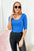 Bluzka okrągły dekolt , Chabrowy Uniwersalny , Bluzki , TR , pol_pm_Bluzka-okragly-dekolt-chabrowa-16171_1 , 8832 Bluzki Discount-30 Odzież Damska Rabat20 Wszystkie Produkty
