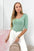 Bluzka okrągły dekolt , Miętowy Ciemny Uniwersalny , Bluzki , TR , pol_pm_Bluzka-okragly-dekolt-ciemny-mietowy-24441_4 , 8832 Bluzki Discount-30 Odzież Damska Rabat20 Wszystkie Produkty