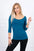Bluzka okrągły dekolt , Morski Uniwersalny , Bluzki , TR , pol_pm_Bluzka-okragly-dekolt-morska-26603_1 , 8832 Bluzki Discount-30 Odzież Damska Rabat20 Wszystkie Produkty
