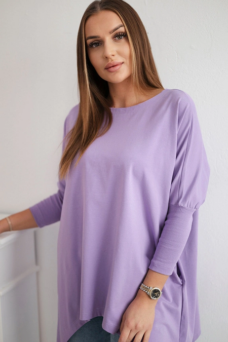 Bluzka oversize , Fioletowy Uniwersalny , Bluzki , TR , pol_pm_Bluzka-oversize-fioletowy_1 , 8875 Bestsellery Bluzki Discount-30 Odzież Damska Rabat20 Wszystkie Produkty
