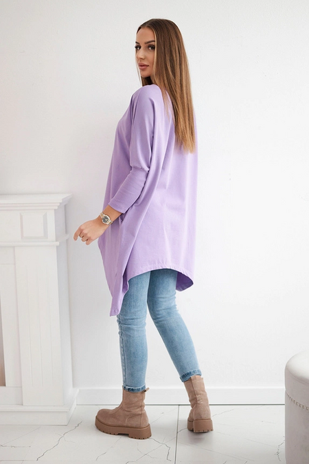 Bluzka oversize , Fioletowy Uniwersalny , Bluzki , TR , pol_pm_Bluzka-oversize-fioletowy_3 , 8875 Bestsellery Bluzki Discount-30 Odzież Damska Rabat20 Wszystkie Produkty