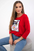 Bluzka z grafiką kota 3D , Czerwona uniwersalny , Bluzki , TR , pol_pm_Bluzka-z-grafika-kota-3D_4 , 66805 Bluzki Odzież Damska Promocja Wszystkie Produkty