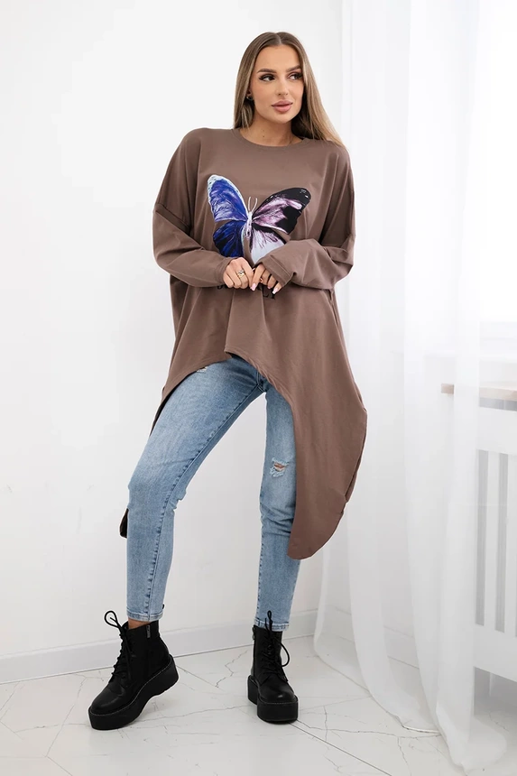 Bluzka z nadrukiem oversize , Mocca Uniwersalny , Bluzki , TR , pol_pm_Bluzka-z-nadrukiem-oversi_1_388b8602-502b-4727-904e-140db460faa3 , 69402 Bluzki Discount-30 Odzież Damska Polecane Rabat20 Wszystkie Produkty