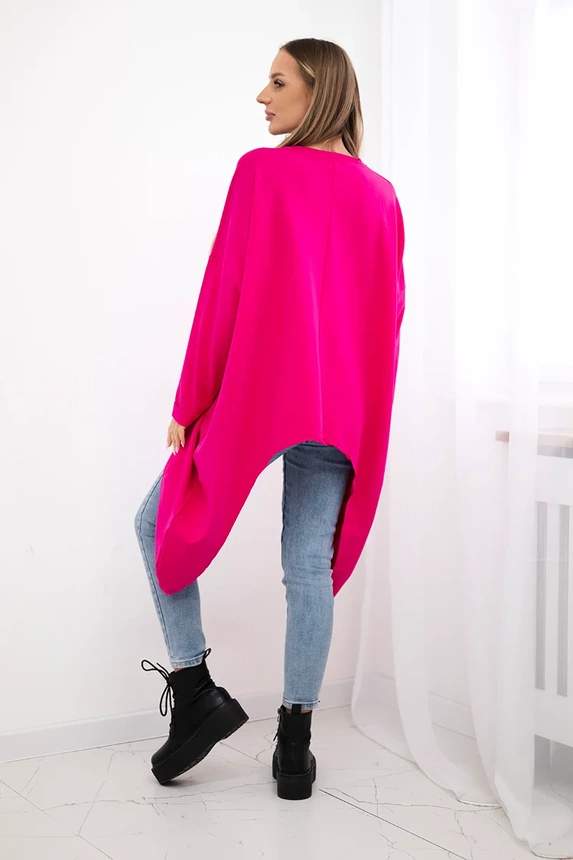 Bluzka z nadrukiem oversize , Fuksja Uniwersalny , Bluzki , TR , pol_pm_Bluzka-z-nadrukiem-oversi_2 , 69402 Bluzki Discount-30 Odzież Damska Polecane Rabat20 Wszystkie Produkty