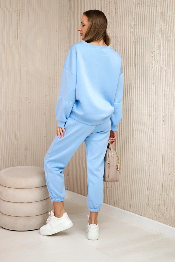 Komplet bluza + spodnie masełko , Niebieski uniwersalny , Komplety , IT , pol_pm_Komplet-bluza-spodnie-mas_2_1e9c4fe3-6c47-4aff-94cd-f317d0924d2b , 7065P Komplety Odzież Damska Wszystkie Produkty