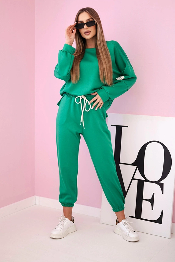 Komplet bluza + spodnie masełko , Zielony uniwersalny , Komplety , IT , pol_pm_Komplet-bluza-spodnie-mas_3_25170ed0-5cff-4457-9a9b-493b3ad312b3 , 7065P Komplety Odzież Damska Wszystkie Produkty