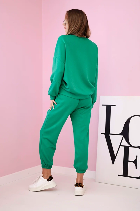 Komplet bluza + spodnie masełko , Zielony uniwersalny , Komplety , IT , pol_pm_Komplet-bluza-spodnie-mas_4_baac3b31-8082-453d-8429-65f85f1b4b77 , 7065P Komplety Odzież Damska Wszystkie Produkty