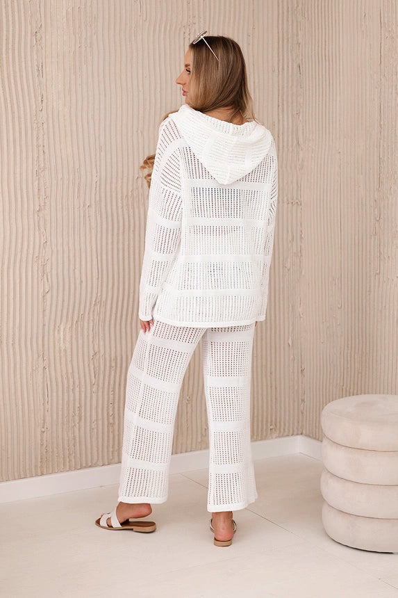 Komplet plażowy Rayon , Biały , Komplety , PL , pol_pm_Komplet-plazowy-Rayon-bialy-29642_2 , Komplety Odzież Damska POL-1 Wszystkie Produkty