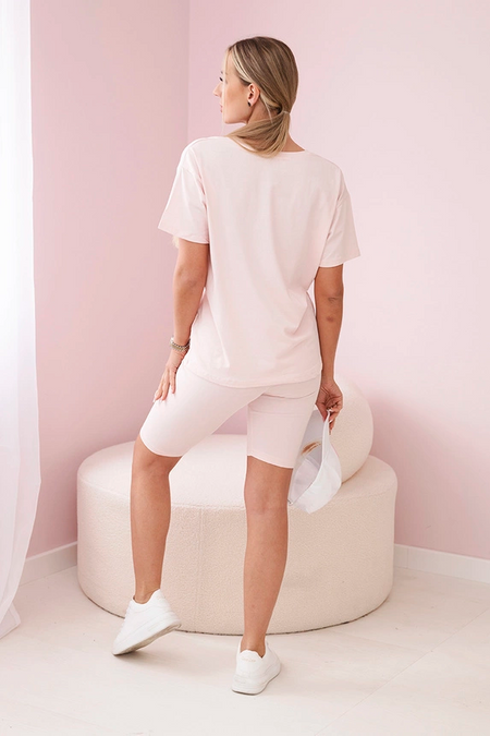 Komplet top+legginsy , Pudrowy Róż Ciemny Uniwersalny , Komplety , TR , pol_pm_Komplet-top-legginsy-ciem_2 , 9099 barter Discount-30 Komplety Nowości Odzież Damska Rabat20 Wszystkie Produkty