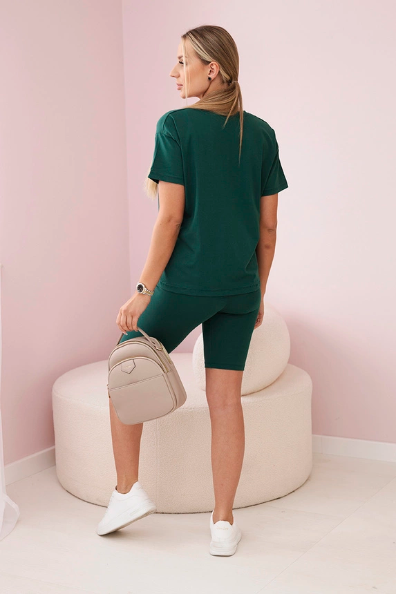 Komplet top+legginsy , Zielony Ciemny Uniwersalny , Komplety , TR , pol_pm_Komplet-top-legginsy-ciem_6 , 9099 barter Discount-30 Komplety Nowości Odzież Damska Rabat20 Wszystkie Produkty