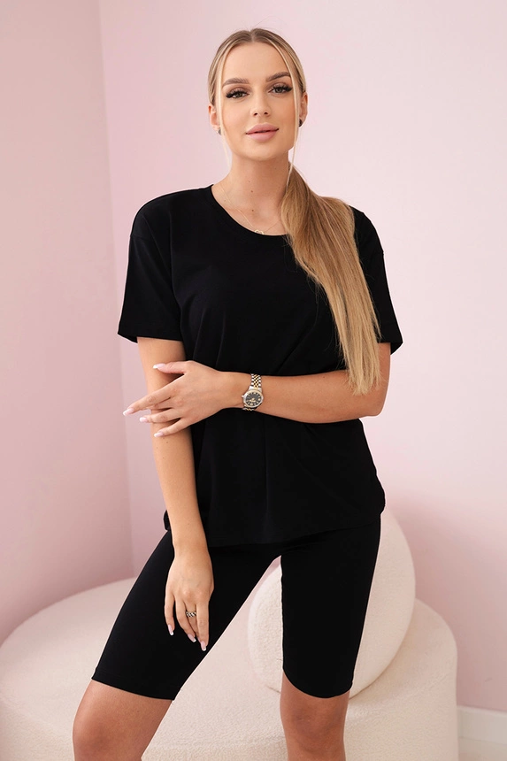 Komplet top+legginsy , Czarny Uniwersalny , Komplety , TR , pol_pm_Komplet-top-legginsy-czar , 9099 barter Discount-30 Komplety Nowości Odzież Damska Rabat20 Wszystkie Produkty