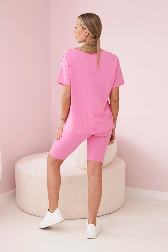 Komplet top+legginsy , Różowy Jasny Uniwersalny , Komplety , TR , pol_pm_Komplet-top-legginsy-jasn_2 , 9099 barter Discount-30 Komplety Nowości Odzież Damska Rabat20 Wszystkie Produkty