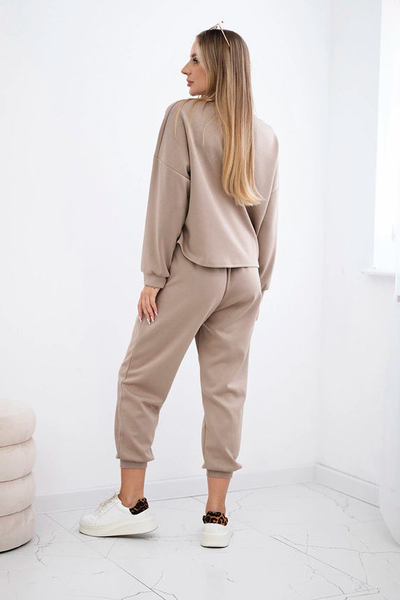 Komplet z wiskozy Amour bluza + spodnie , fango uniwersalny , Komplety , IT , pol_pm_Komplet-z-wiskozy-Amour-b_10 , 7138 Jesien Komplety Odzież Damska Wszystkie Produkty
