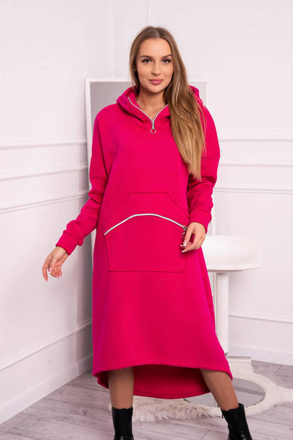 Sukienka ocieplana z kapturem , Fuksja Uniwersalny , Sukienki , TR , pol_pm_Sukienka-ocieplana-z-kapturem-fuksja-22980_3 , 9386 Bestsellery Discount-30 Odzież Damska Polecane Rabat20 Sukienki Wszystkie Produkty