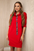 Sukienka z krawatem , Czerwony Uniwersalny , Sukienki , TR , pol_pm_Sukienka-z-krawatem-czerw , 0153 Discount-30 Odzież Damska Rabat20 Sukienki Sukienkidresowe Wszystkie Produkty
