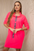 Sukienka z krawatem , Różowy Neon Uniwersalny , Sukienki , TR , pol_pm_Sukienka-z-krawatem-rozow , 0153 Discount-30 Odzież Damska Rabat20 Sukienki Sukienkidresowe Wszystkie Produkty